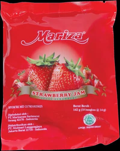 Mariza Strawberry Jam Portion Pack