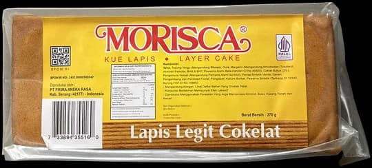 Morisca Lapis Legit Coklat 270 g