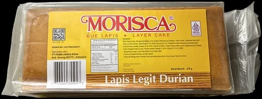 Morisca Lapis Legit Durian 270 g