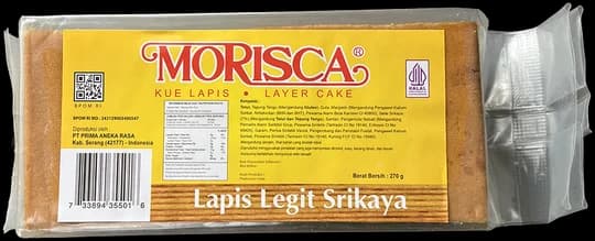 Morisca Lapis Legit Srikaya 270 g